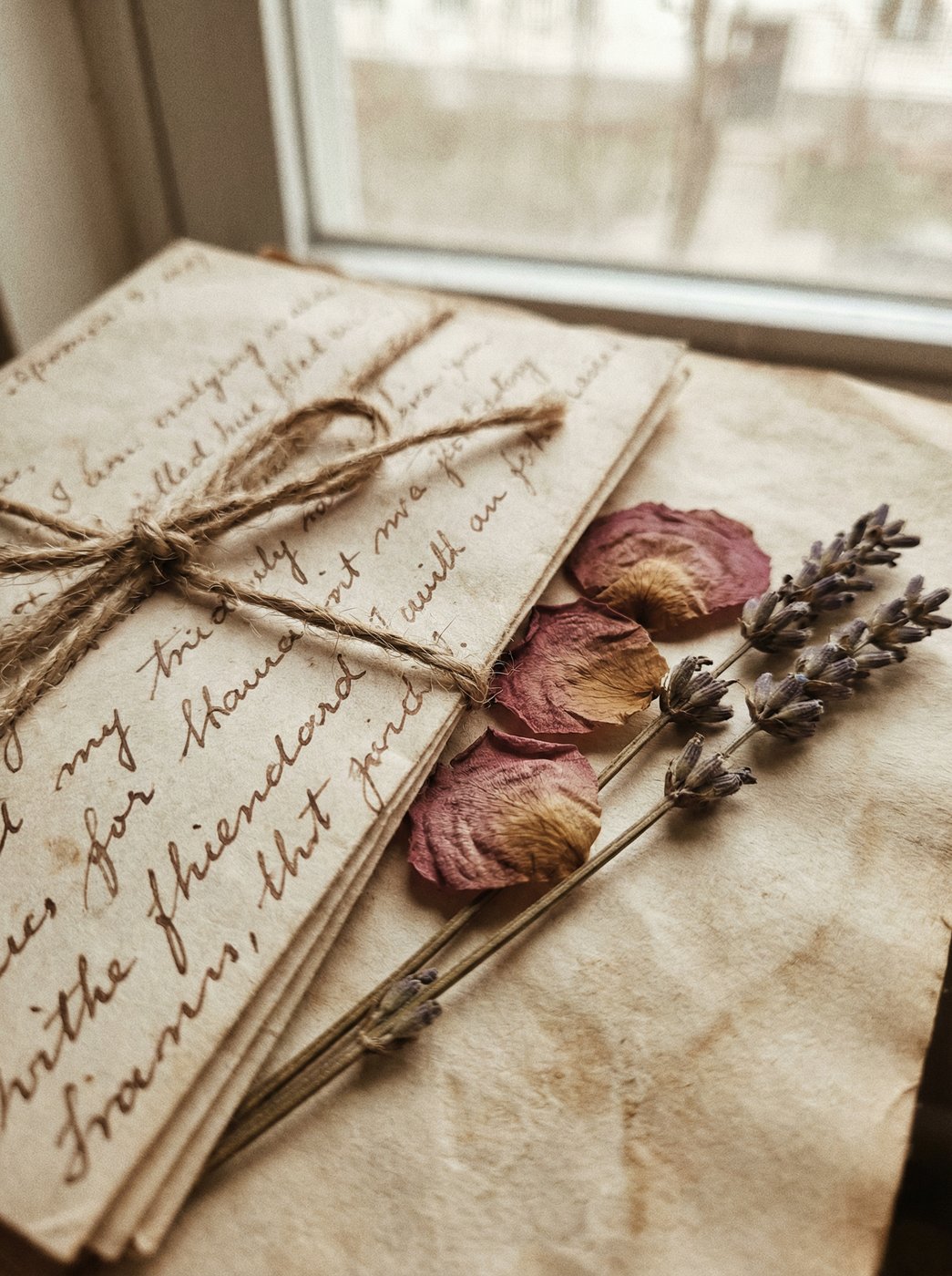 蘑菇视频文艺摄影 - 手写信件与干花复古美学